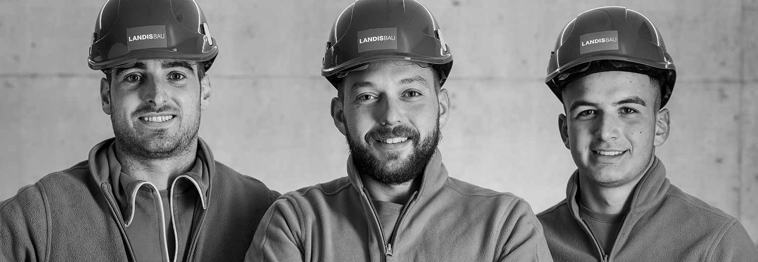 Kevin Bartöck, Polier Hochbau | Kastriot Musollaj, Mauer Hochbau | Vasilije Micic, Maurer Hochbau